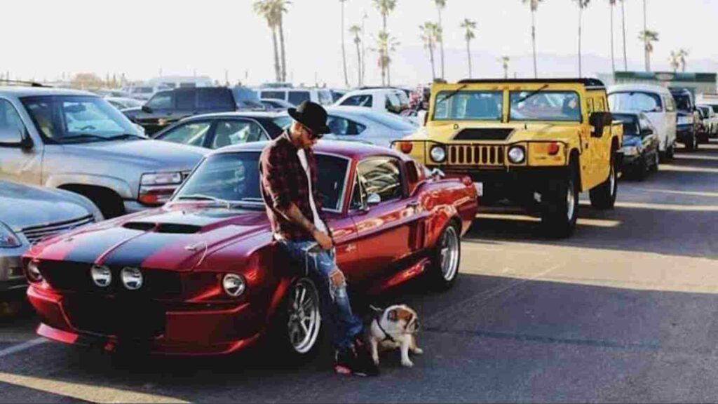 Lewis Hamilton's Ford Mustang Shelby GT 500 replica