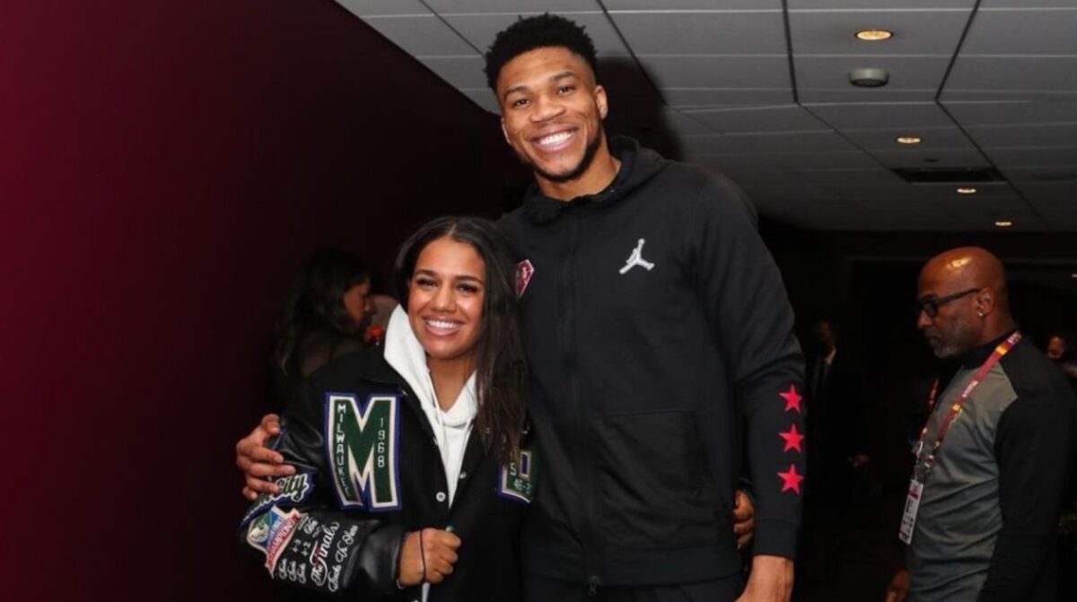 Who is Giannis Antetokounmpo's wife Mariah Riddlesprigger? 1 Giannis Antetokounmpo met Mariah Riddlesprigger when she was an intern with the Philadelphia 76ers