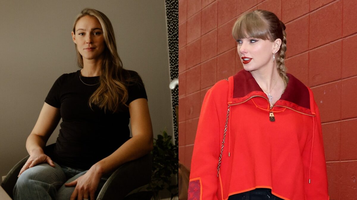 Kelce WAGs Taylor Swift and Kylie Kelce's meetup in New Orleans before