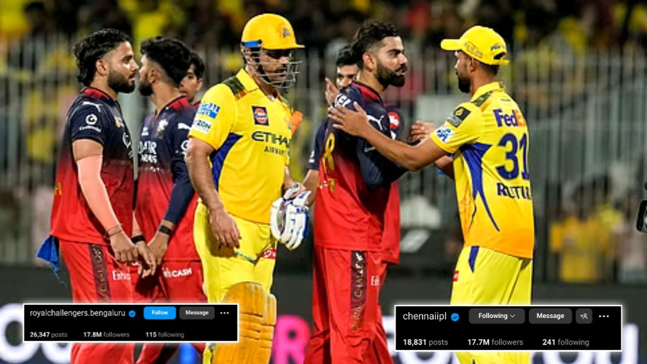 RCB beats CSK on social media days after humiliating them on the field