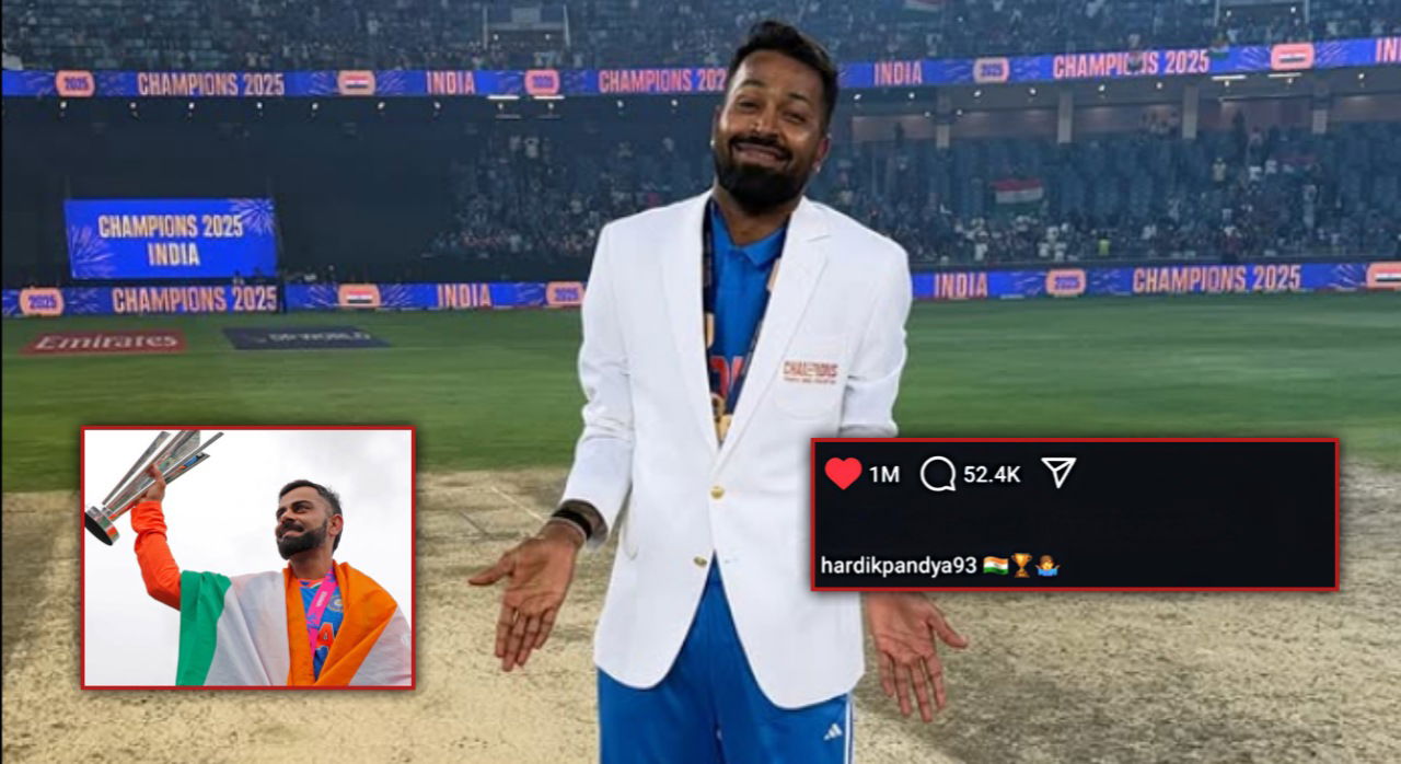 Hardik Pandya smashes Virat Kohli’s rare social media record despite having 230 million less Instagram followers