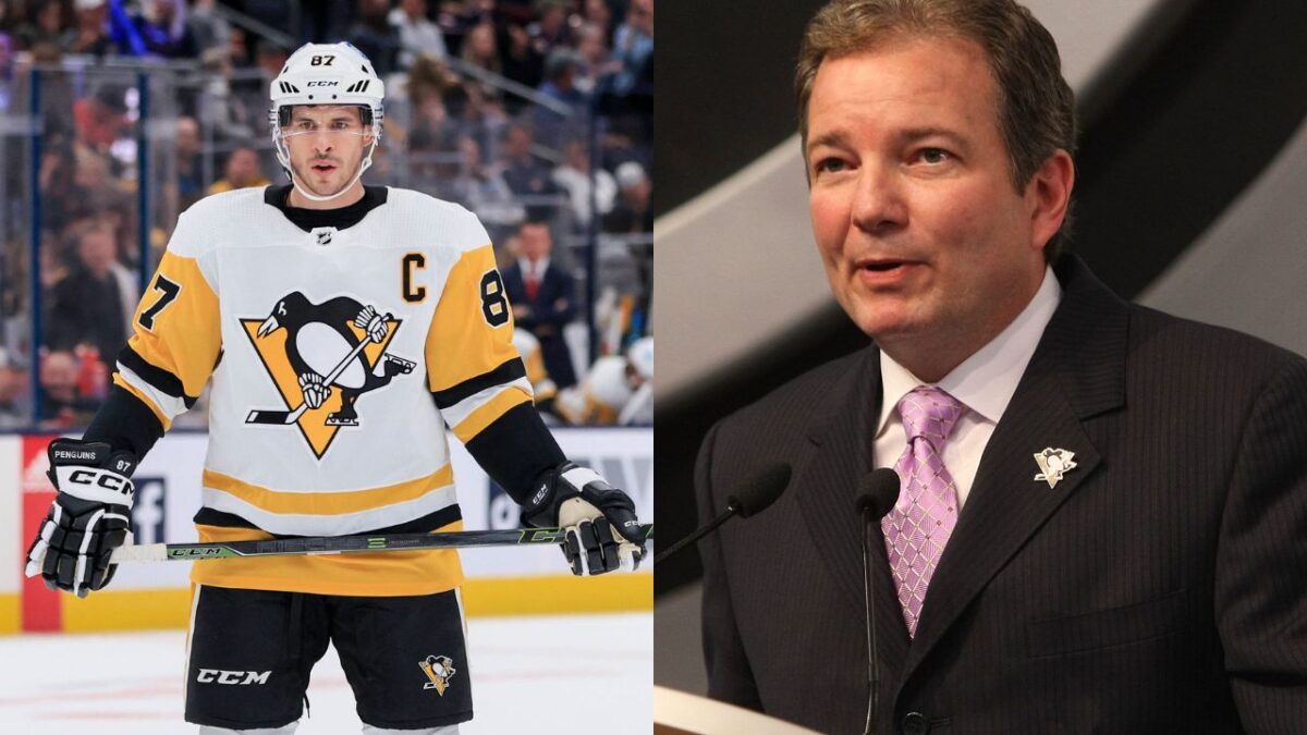 WATCH: Penguins captain Sidney Crosby amazes audience with $1,000,000 throw at Pat McAfee's Big Night AHT show 4 Sidney Crosby and Ray Shero