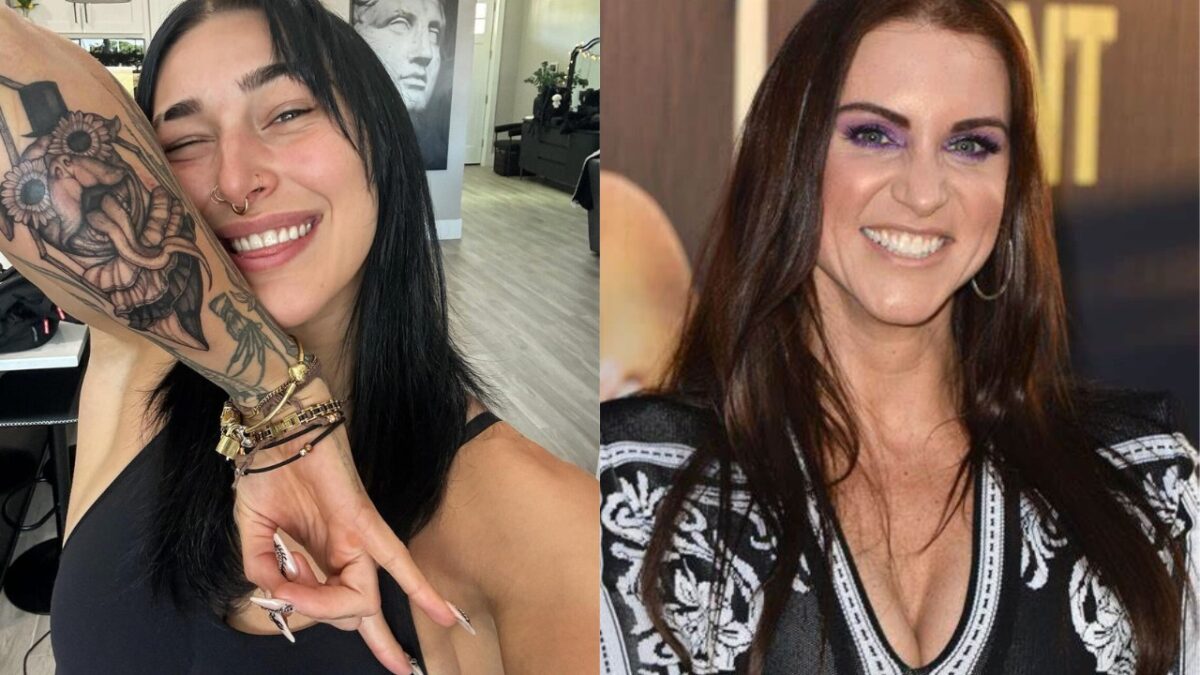 "She really pulls it off"- Wrestling fans go wild after Stephanie McMahon reenacts Rhea Ripley's entrance at the Performance Center 3 Rhea Ripley and Stephanie McMahon