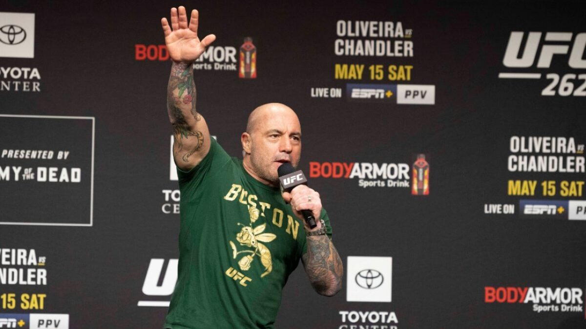 Elon Musk smoking at Joe Rogan's podcast