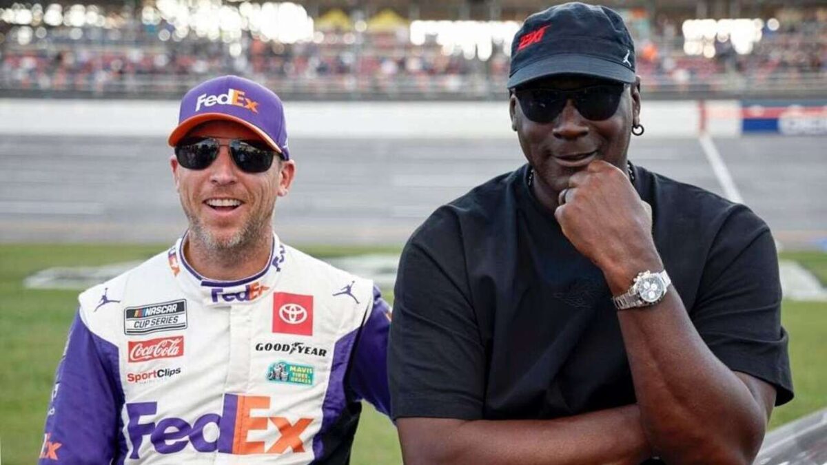 Denny Hamlin spills the beans on his retirement plans after Darlington win 3 Denny Hamlin and Michael Jordan
