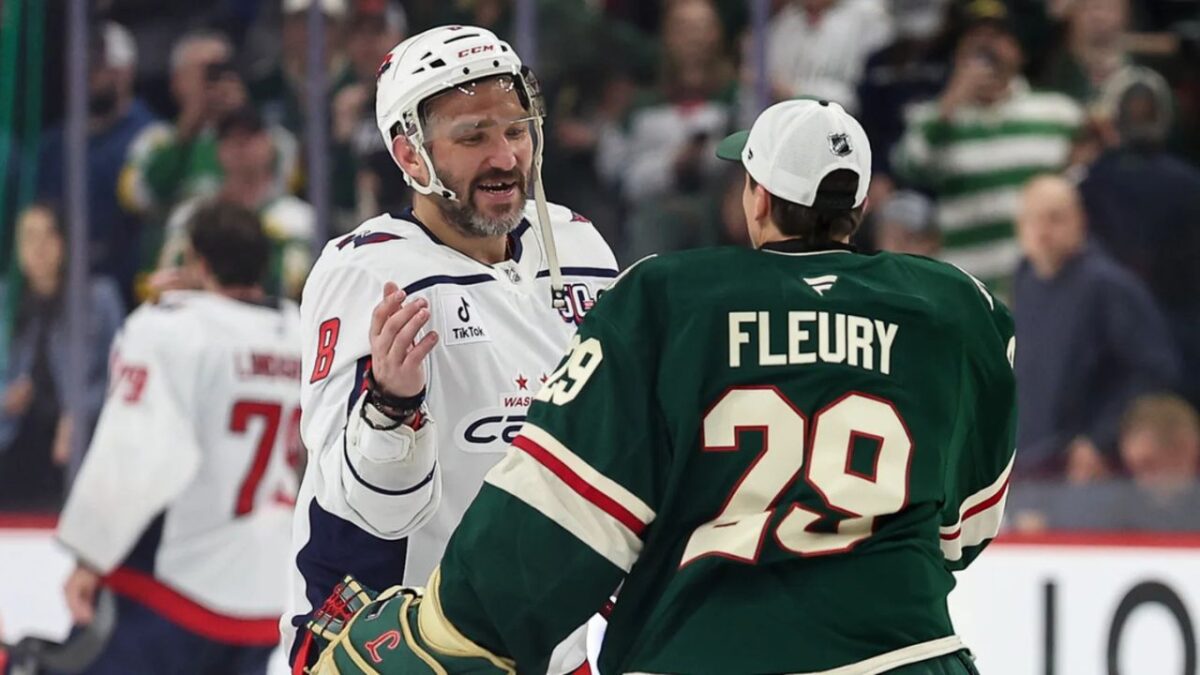 Marc-Andre Fleury makes HILARIOUS statement regarding Alex Ovechkin as longtime career rival edges closer to NHL history 4 Alex Ovechkin and Marc-Andre Fleury