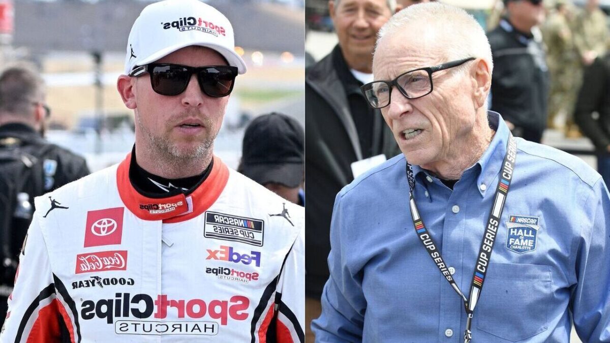 Mark Martin Reveals the Only Playoffs Format That Will ‘Resonate with NASCAR Fans’ 1 Denny Hamlin and Mark Martin