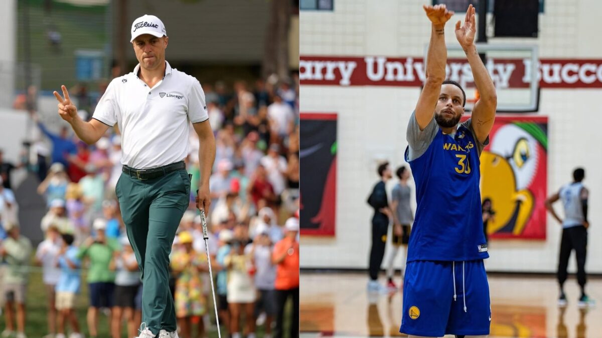 Justin Thomas raves about Stephen Curry's golf skills: 
