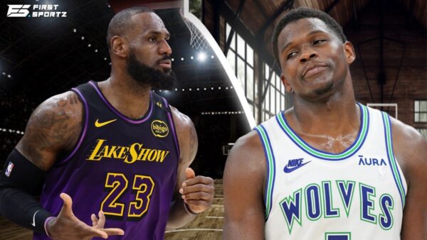 Anthony Edwards and LeBron James will face-off in the first round