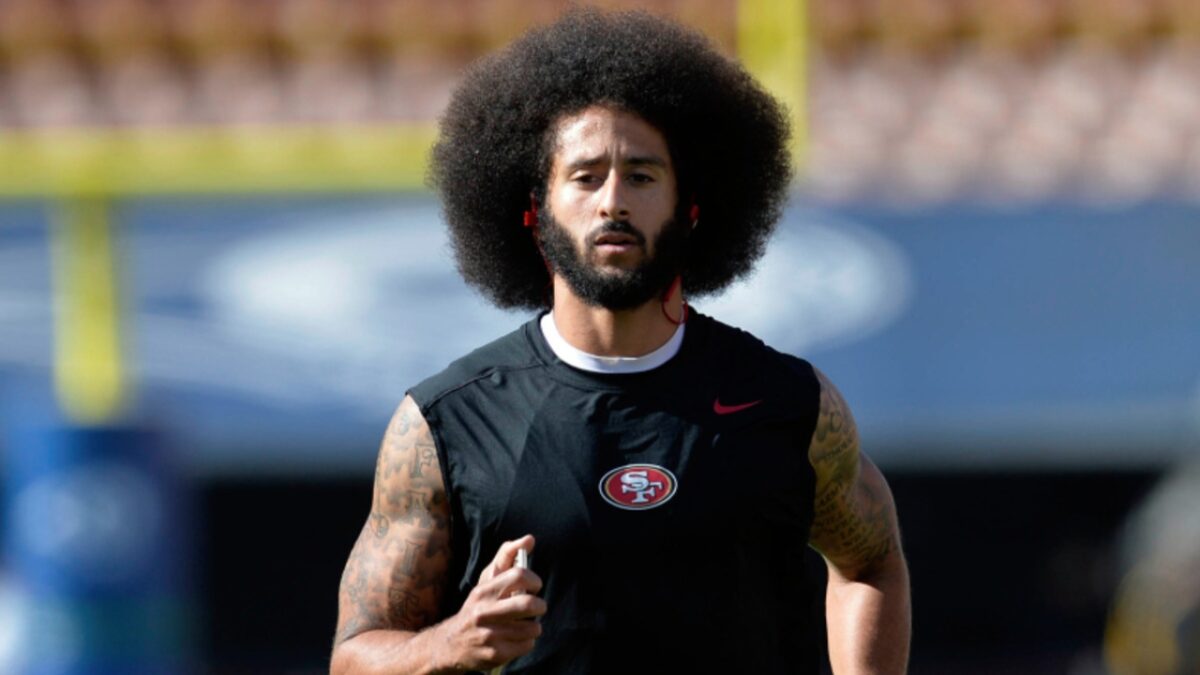 Colin Kaepernick, who played his last NFL game nearly a decade ago ...