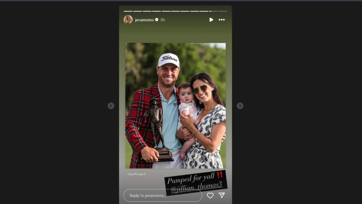 "Didn't realize how much I missed winning," Justin Thomas left EMOTIONAL after ending almost 3-year winless drought with victory at RBC Heritage 6 Jena Sims reacts to Justin Thomas' win