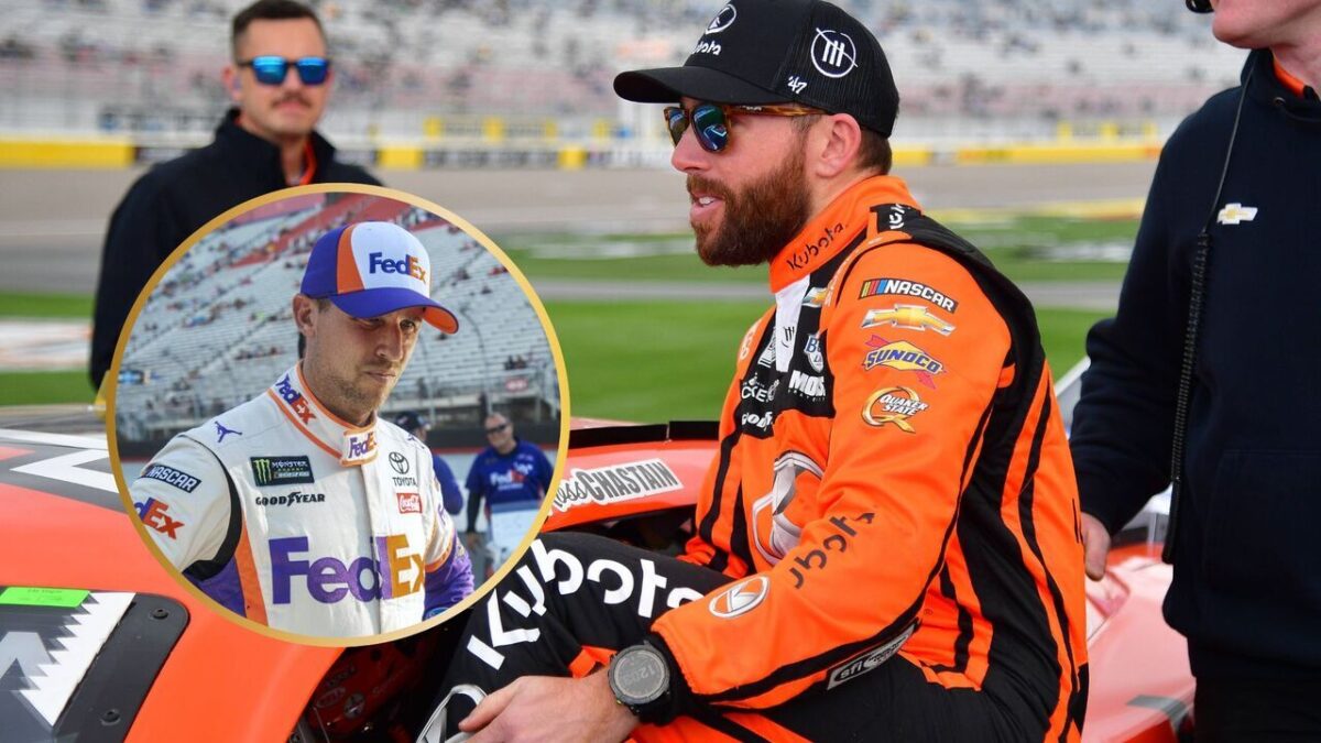 Denny Hamlin and Ross Chastain