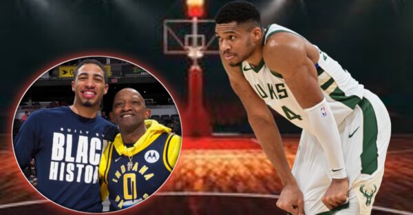 Giannis Antetokounmpo calls out Tyrese Haliburton's father