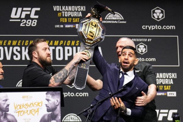Ilia Topuria's focus on title fights is a sign of him leaving UFC soon