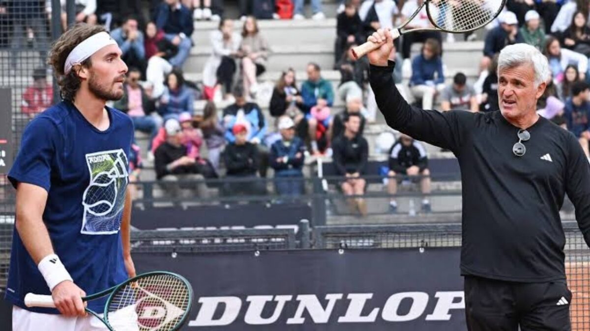 "I'm a bit lost," Stefanos Tsitsipas hits rock bottom after exiting from the Madrid Open in the third round 4 Stefanos Tsitsipas and Apostolos Tsitsipas 1