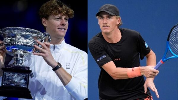 Jannik Sinner and Max Purcell (via Eurosport/ESPN)