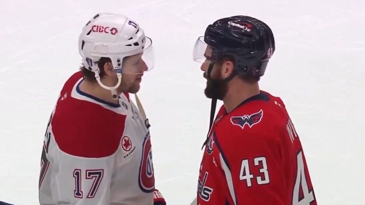 Tom Wilson takes 'cheap' dig at Canadiens after Capitals first-round series win in Game 5 3 Josh Anderson and Tom Wilson