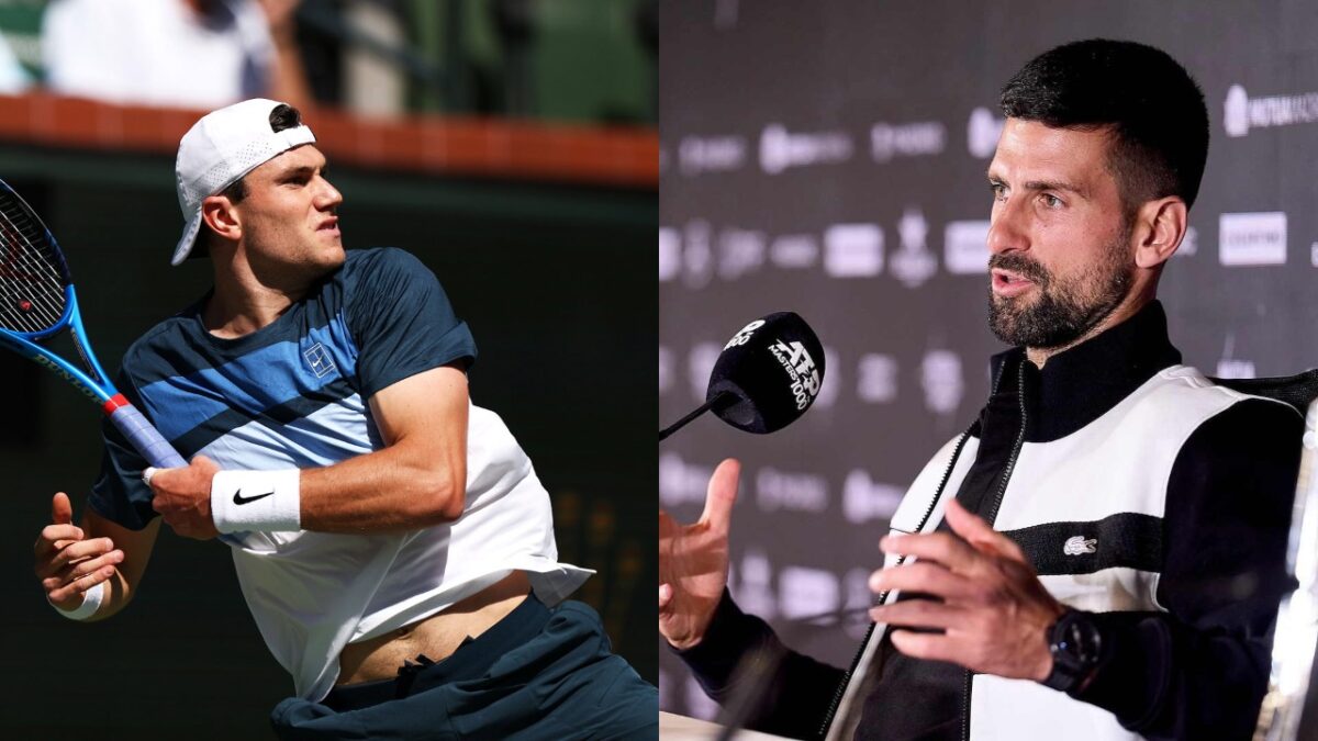 Former World No.1 says Novak Djokovic's withdrawal from the Italian Open is "worrying and troubling" 3 Jack Draper and Novak Djokovic