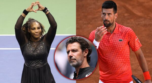 Serena Williams, Patrick Mouratoglou, Novak Djokovic