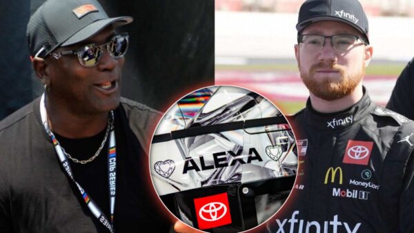 Michael Jordan and Tyler Reddick