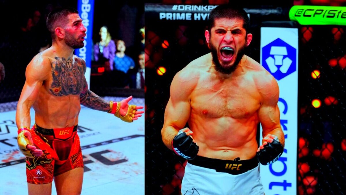 Islam Makhachev warned about Ilia Topuria being 5'7'' ahead of potential super fight 3 UFC lightweight discredits Ilia Topuria as 'big' threat to Islam Makhachev