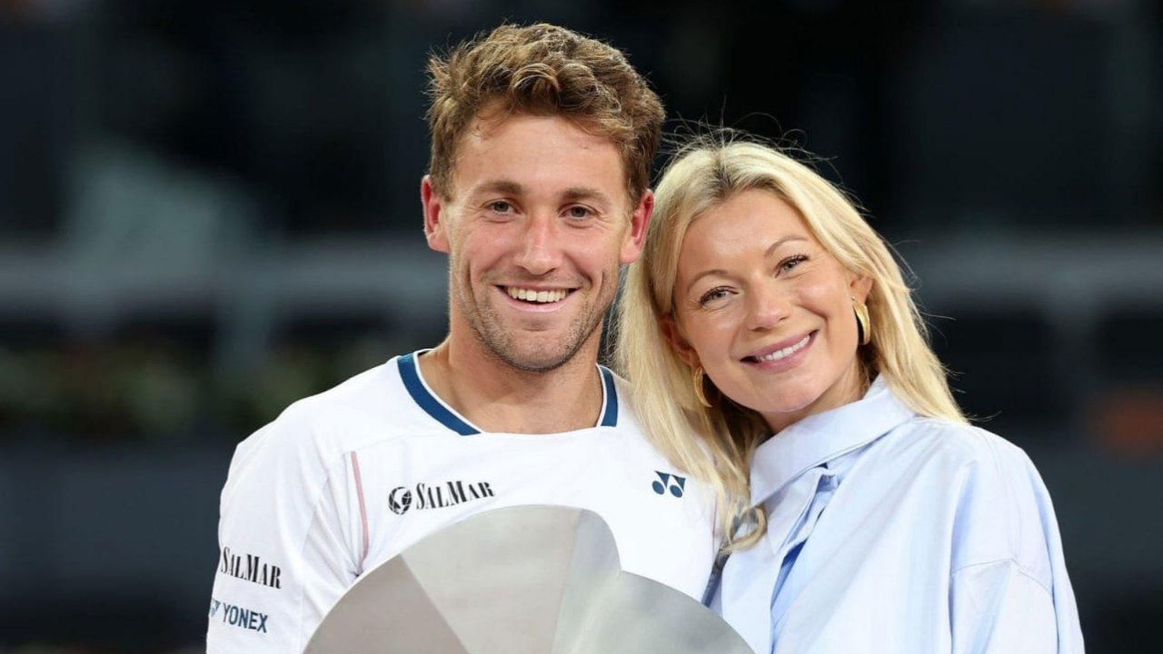 Casper Ruud gives an emotional shoutout to his fiancee after maiden Masters 1000 title at the Madrid Open