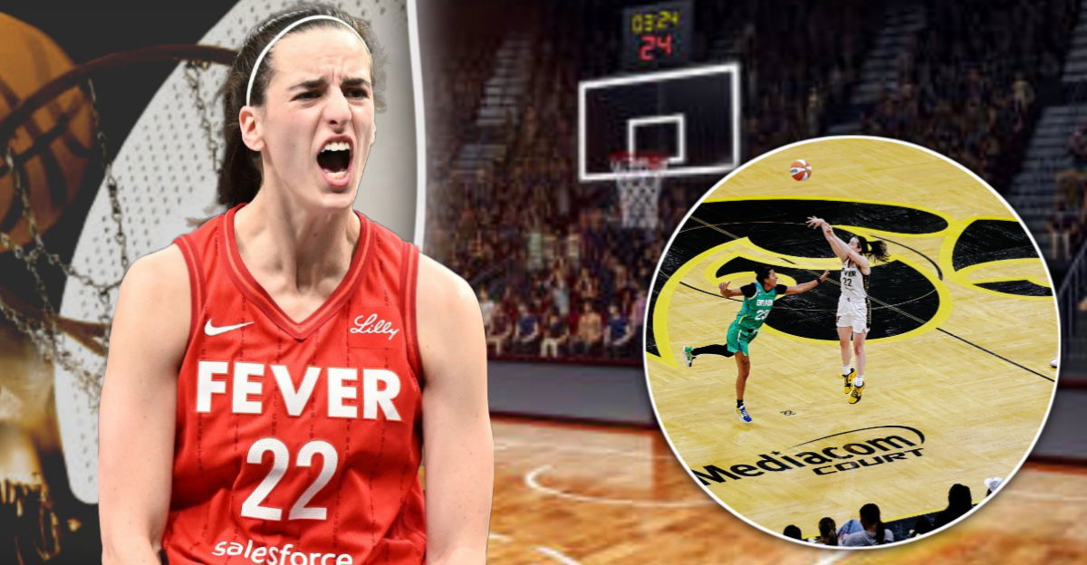 Caitlin Clark shooting from beyond her ’22’ logo at Iowa leaves fans shocked: “Baby Jordan is Back”