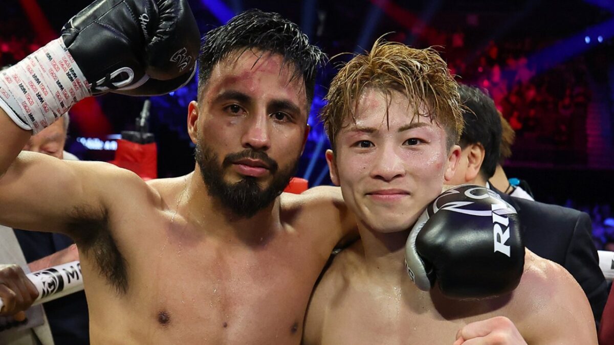 Fans thank Naoya Inoue for 'saving boxing' after lackluster Canelo Alvarez and Ryan Garcia cards 3 Naoya Inoue and Ramon Cardenas after their fight