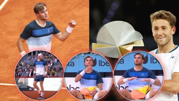 Jack Draper lost his cool during the Madrid Open final against Casper Ruud