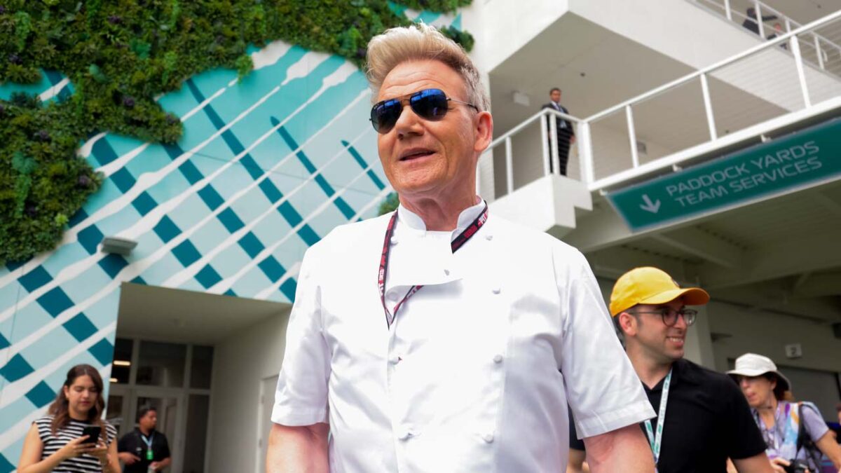 $4.5 million worth Lamborghini yacht packed with influencers sinks during F1 Miami GP 3 Gordon Ramsay at the 2025 Miami GP (via USA Today)
