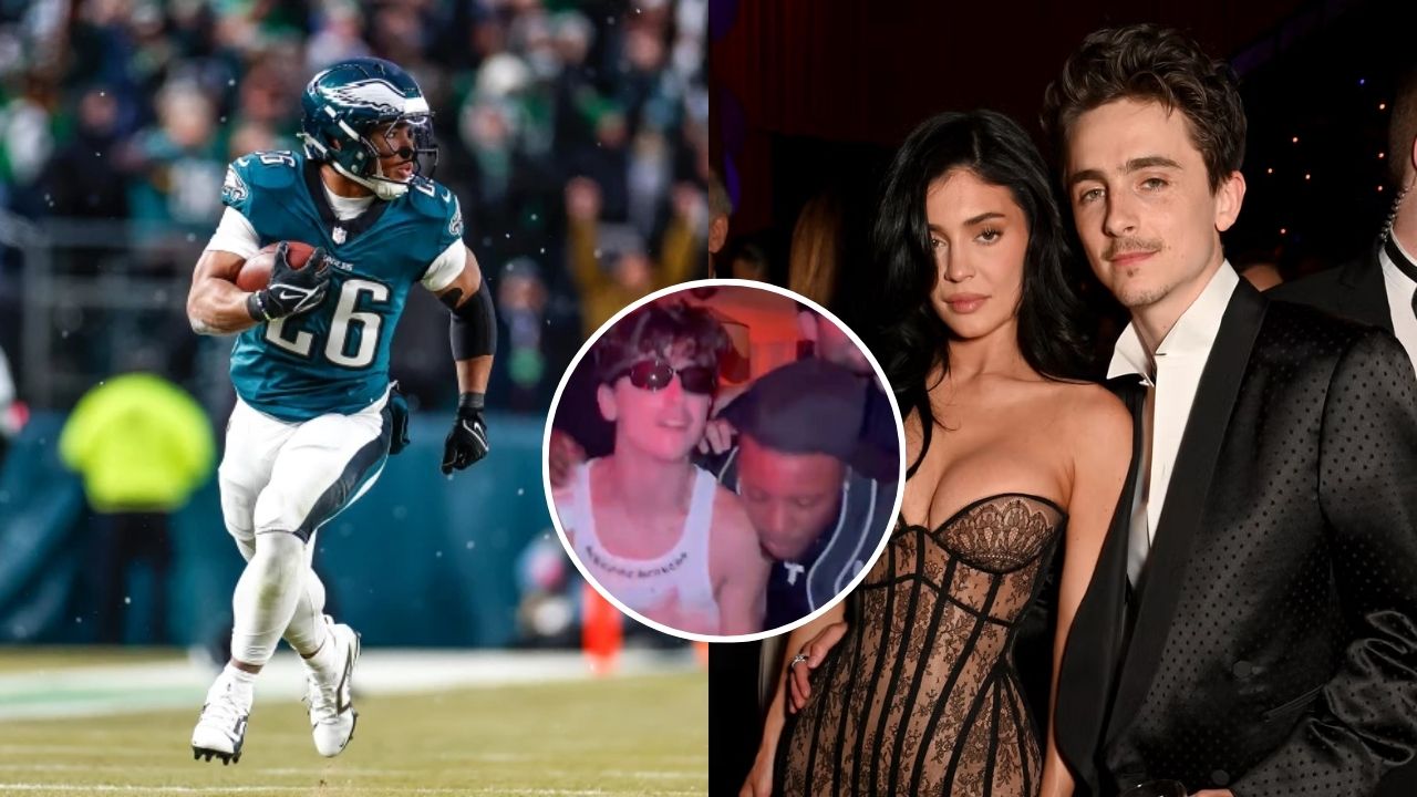 Saquon Barkley spotted partying together with Timothee Chalamet amid his PDA-filled night with Kylie Jenner