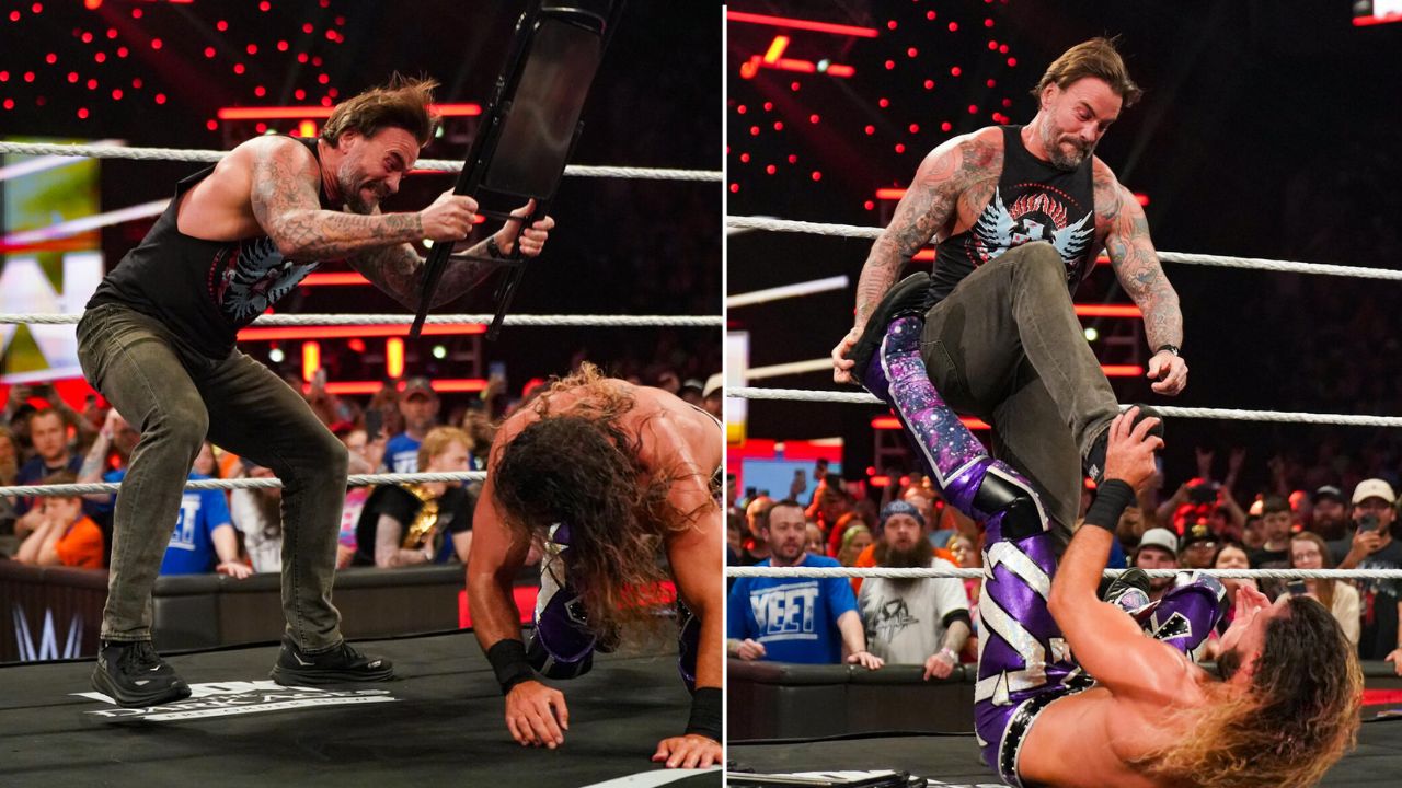 (Video) CM Punk returns to cost his arch-rival the world title in a chaotic main event on WWE Raw
