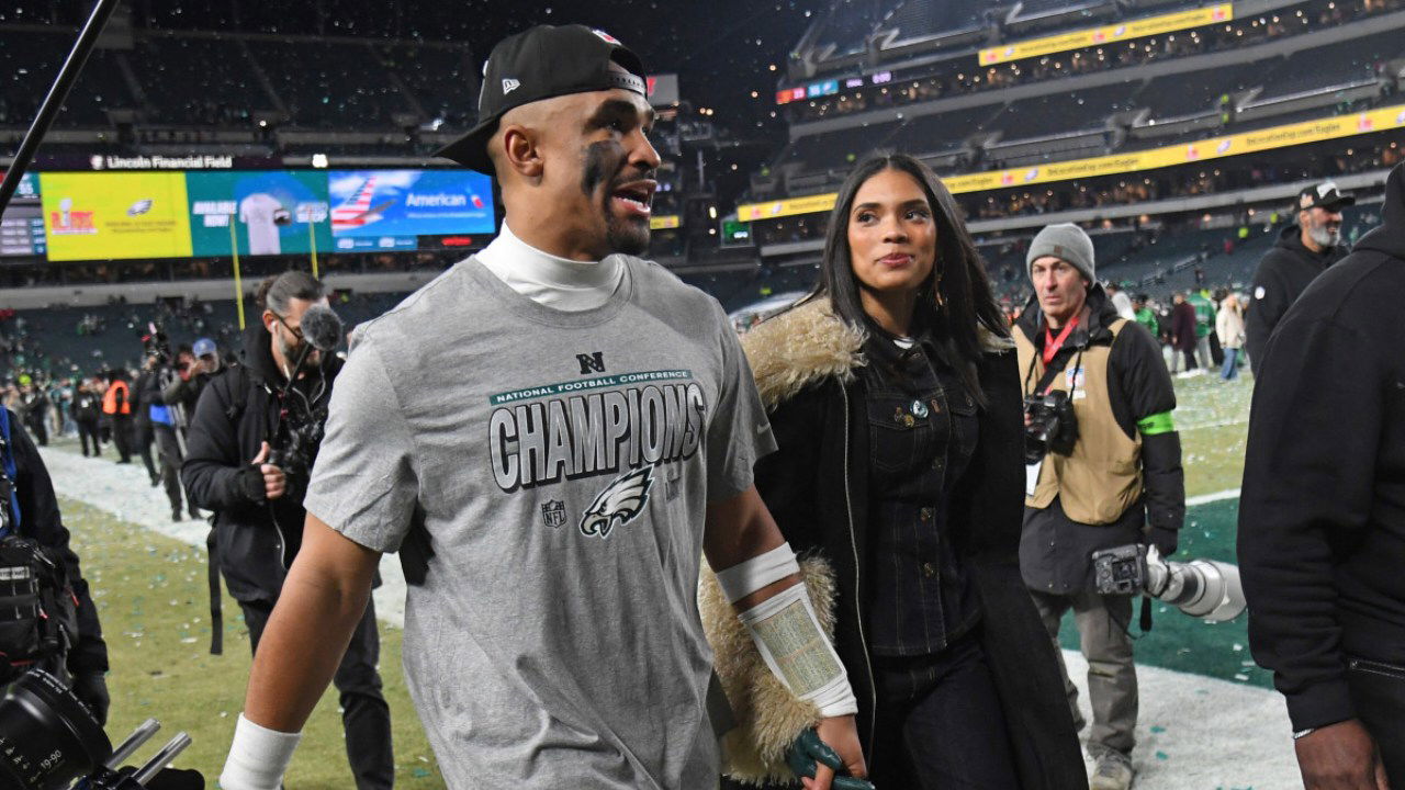 Jalen Hurts, who skipped meeting Donald Trump, makes time to attend Met Gala with wife Bry Burrows