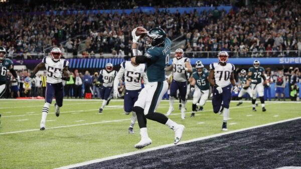 Nick Foles catches the touchdown pass to conclude the Philly Special