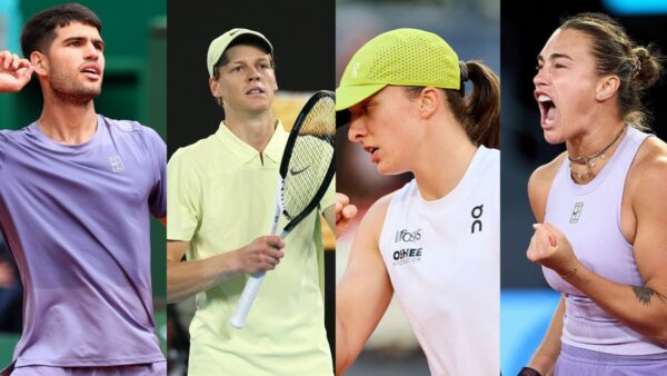 Carlos Alcaraz, Jannik Sinner, Iga Swiatek, Aryna Sabalenka italian open