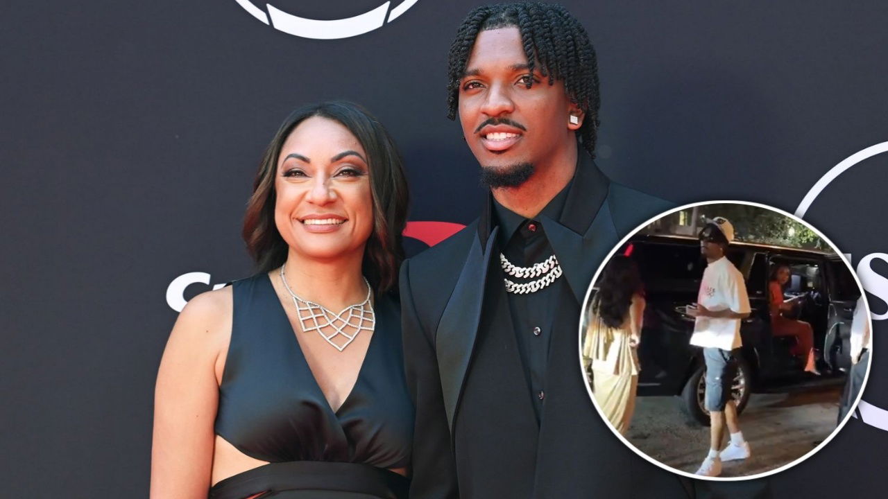 Jayden Daniels’ mother third-wheeling on a date has fans throwing up mixed emotions – “That lady need to get a damn life”