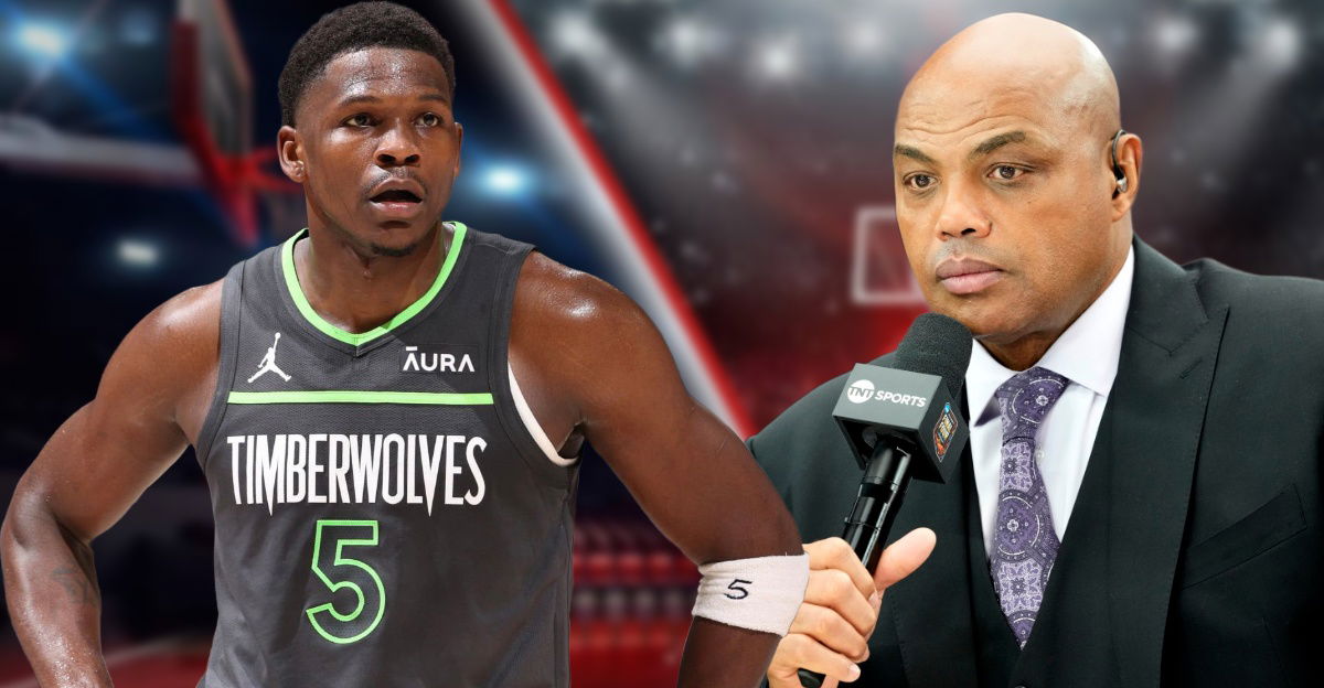 Charles Barkley and Fans Call out Anthony Edwards’ 1-Point First-Half Against Stephen Curry-Less Warriors – “They Said He MJ”
