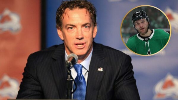 Joe Sakic and Mikko Rantanen