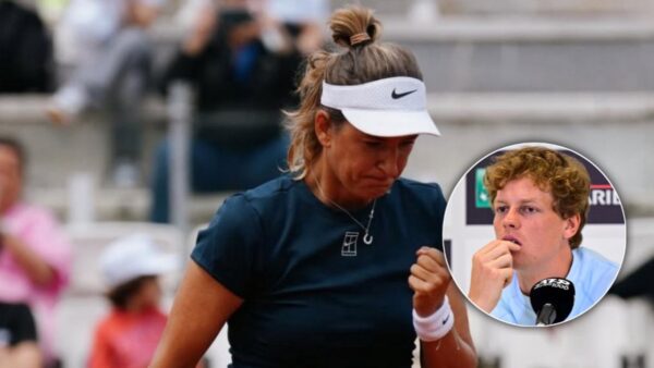 Victoria Azarenka and Jannik Sinner (via X/The Tennis Letter)