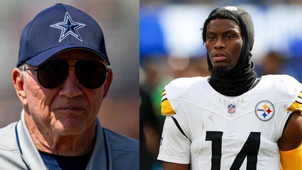 Jerry Jones and George Pickens