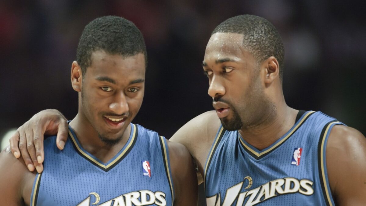 Gilbert Arenas Triggering 'Cojones' Question Led to Guns and Suspensions in NBA 3 Gilbert Arenas served the role of a mentor in his final few years in the NBA