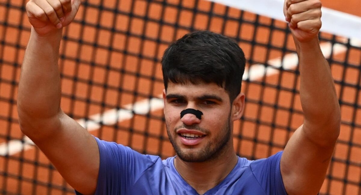 Rafael Nadal Makes Bold Predictions About Carlos Alcaraz and Jannik Sinner, but Is Unsure What the Future Holds for Them 3 Carlos Alcaraz (via X/Carlos Alcaraz Daily)
