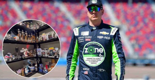 Kyle Busch trophy collection