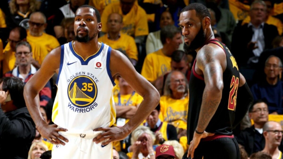 Kevin Durant Rubs Salt on Cavs Fans Wound for Ruining LeBron James' Dynasty 3 Kevin Durant won two titles against LeBron James and the Cavaliers