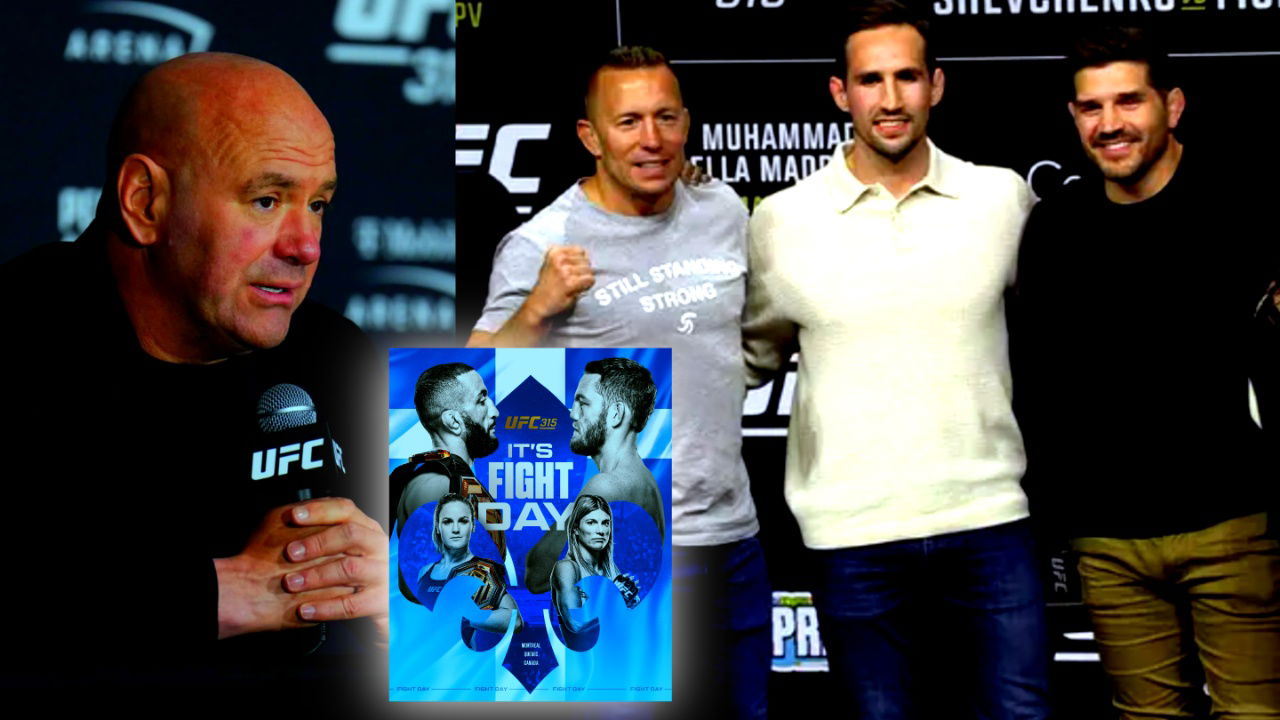 Dana White Alerted as Canadian Legend Georges St-Pierre Offers to Crown UFC 315 Main Event