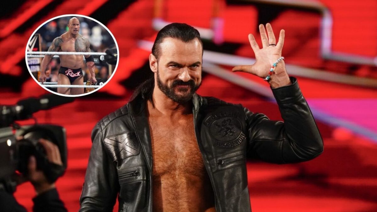 Medical Update About Drew McIntyre After a Scary Landing on the Floor in Chaotic US Title Match at Backlash 4 The Rock and Drew McIntyre