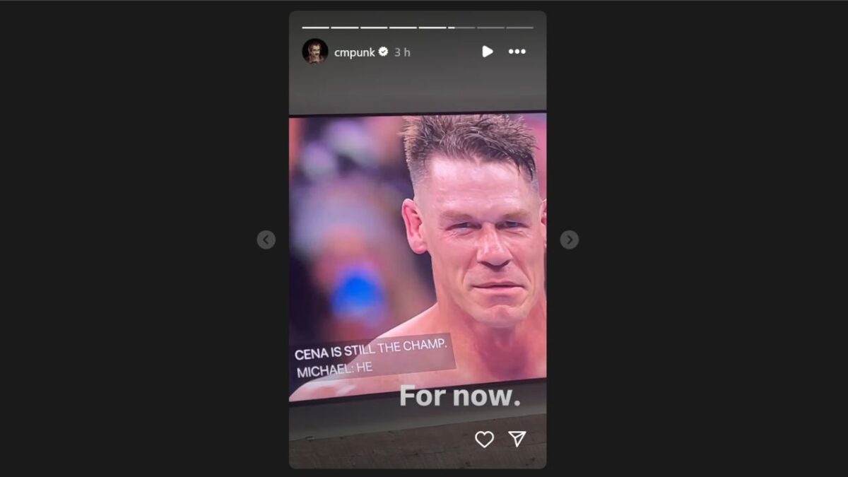 CM Punk Takes an Aim at John Cena Following His Successful Title Defense Against Randy Orton 3 CM Punk via Instagram