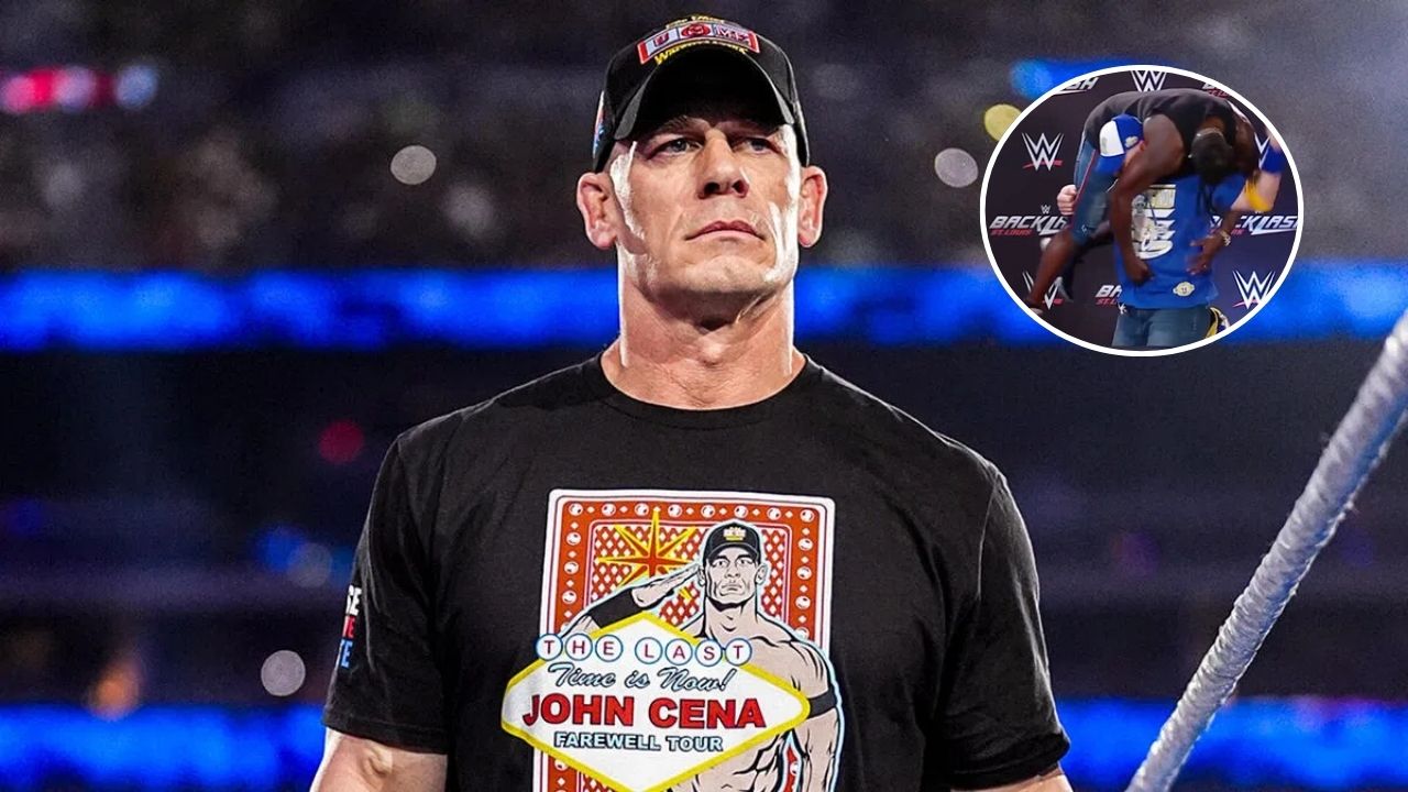 (Video) John Cena Attacks an Outspoken R-Truth at WWE Backlash Press Conference