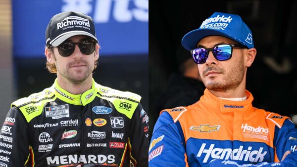Ryan Blaney (via IMAGN), Kyle Larson (via IMAGO)