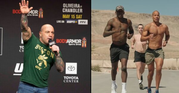 Joe Rogan talks about Israel Adesanya struggling to keep up with David Goggins